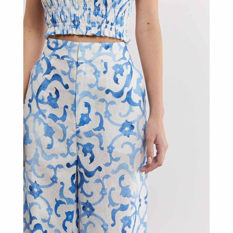 JAG Kirsty Linen Mosaic Pant image number 2